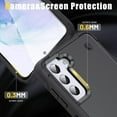thumbnail image 3 of Samsung Galaxy S21 Plus 5G Case Military Shockproof Magnetic Kickstand Cell Phone Cover Protective with Upgrade Hard PC & Premium Soft TPU Kickstand for Galaxy S21 Plus 6.7 inch Black, 3 of 7
