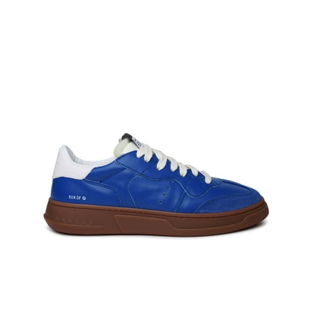 

Run Of Uomo Blue Leather Sneakers