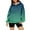 Green#sweatshirts for women trendy, variant on DDAPJ pyju Oversized Graphic Sweatshirt for Women Lightweight Pullover Hoodie Trendy Casual Tie Dye Hooded Sweatshirts with Kangaroo Pocket