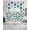 Blue, variant on Grey Purple Moroccan Swag Valances for Windows, Small Curtains Drapes, Retro Bohemia Geometric Pattern Kitchen Window Curtains Over Sink Window Treatment Valance for Bedroom/Bathroom 56"x36"