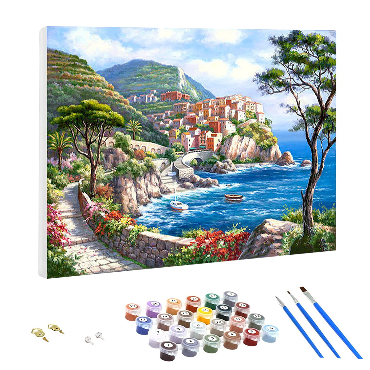Peaceful Vacation Paint By Number Kit For Adult DIY Painting 40x50CM Canvas 