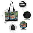 thumbnail image 2 of FORMRS Canvas Laptop Tote Bag for Women with 15.6" Computer Compartments Shoulder Handbag, Art Goldfish Bowl, 2 of 7