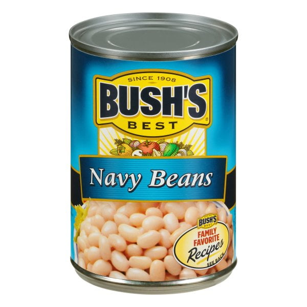 BUSH'S Navy Beans, Plant Based Protein, Canned Beans, 16 oz Walmart
