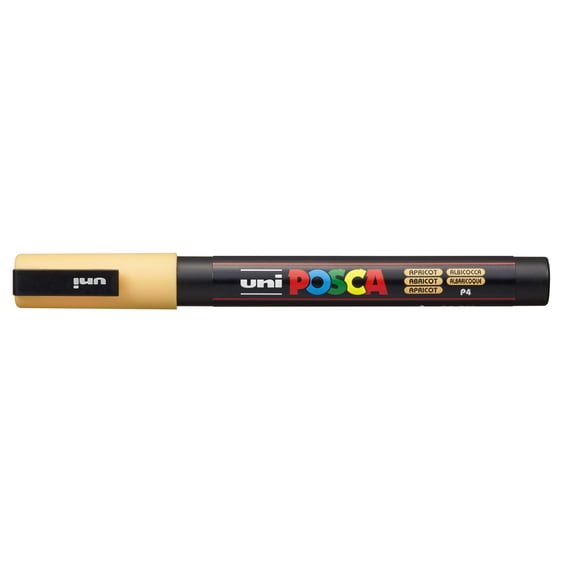 Posca Paint Marker - Apricot, Fine, Bullet Tip, 0.9 mm - 1.3 mm