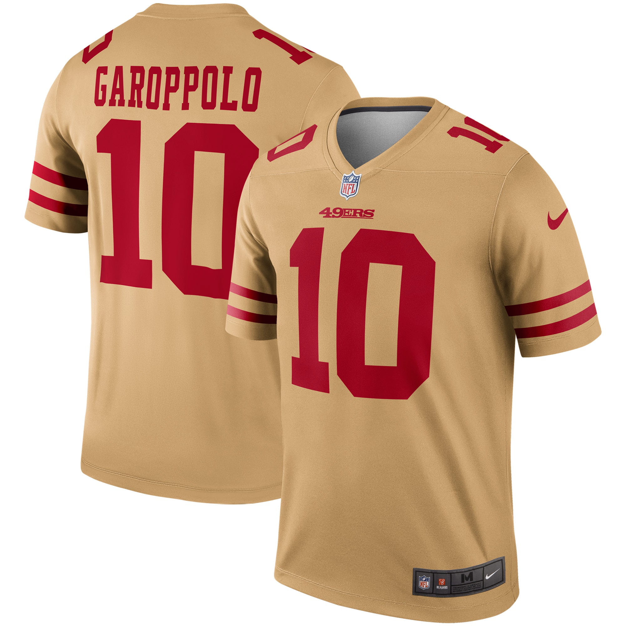 روز بار Men's Nike Jimmy Garoppolo Gold San Francisco 49ers Inverted ... روز بار