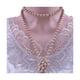 thumbnail image 1 of Gargantilla de perlas, suéter personalizado Multicolor ajustable delicado, estilo Simple, regalos del Día de San Valentín, collares en capas Ropa, zapatos y accesorios Miscelánea champán Sonducket AP009025-07B, 1 of 6