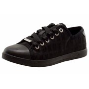 Donna Karan DKNY Women's Blair Logo Black Fashion Sneakers Shoes