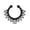 Silver, variant on QIQUWOHUL Fake Septum Nose Rings Hoop Stainless Steel Lip Ear Nose Septum Ring Non Piercing Clip On Nose Hoop Rings Body Piercing Jewelry