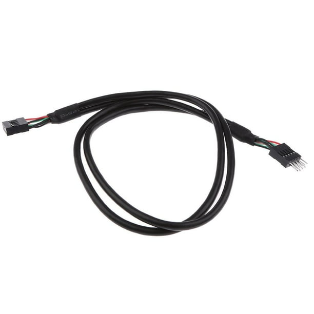 Cable De Extensión USB Macho De 9 Pines USB 2.0 A Hembra De 9 Pines Cable De Extensión USB