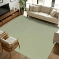 thumbnail image 3 of Sage Green Area Rugs 5x8 for Living Room, Farmhouse Solid Green Color Modern Art Non Slip Washable Rug Runner, Low Pile Indoor Floor Carpet Mat Bathroom Rugs for Bedroom, Kids Room, 3 of 9