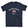 thumbnail image 1 of Highland Heights Ohio Patriot Men's Cotton T-Shirt, 1 of 1