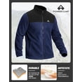 thumbnail image 6 of Pioneer Camp Fleece Jacket Men,Lightweight Full Zip Fleece Jacket Polar Windproof Winter Climbing Outwear Coat with Pocket, 6 of 6
