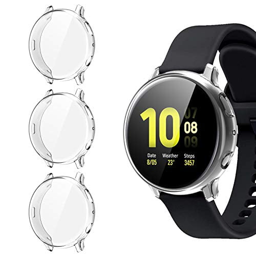 3 Pack] Case for Samsung Galaxy Watch Active 2 44mm, All-Around TPU  Anti-Scratch Flexible Screen Protector Case Soft Protective Bumper Cover  for Samsung Galaxy Watch Active 2 Clear (44mm) - Walmart.com