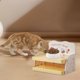 thumbnail image 4 of Comedero elevado para gatos Comedero para gatos de interior Plataforma para cuencos Soporte de altura ajustable, 4 of 4