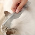 thumbnail image 1 of TIMIFIS Cat Pet Supplies Pet Comb Long Hair Grooming Stainless Steel Comb Open Knot Steel Comb Ragdoll Dog Face Comb Dense Straight Rows Of TeethFall/Winter, 1 of 6