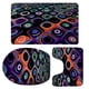 thumbnail image 2 of Juego de alfombra de paisaje de baño Funda de asiento de oro Alfombra en U Juego de 3 alfombrils de baño 5 Soledad Conjunto de alfombra de baño, 2 of 7