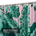 thumbnail image 5 of LALILO Jungle Green Fabric Shower Curtain for Bathroom ,Waterproof Shower Curtains with Hooks 72"X72", 5 of 6