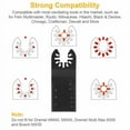 thumbnail image 6 of TekDeals 10Pcs Dewalt Multi Tool Oscillating Saw Blades For Fein Bosch Multimaster Makita, 6 of 6