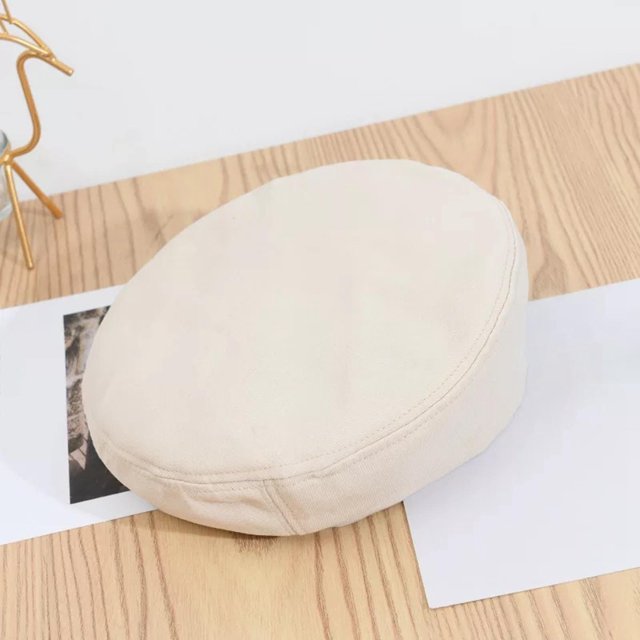 Casual Sombrero Artista , Un Tamaño para Las Mujeres Niñas Señoras Beige Hugo Sombrero de boina para hombre