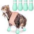 thumbnail image 1 of ZHAOCHENG Zapato de silicona antiarañazos para gatos para el cuidado de mascotas, baño en casa, afeitado y tratamiento de inspección, 1 of 5
