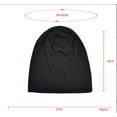 thumbnail image 3 of Vorkoi Cotton Slouchy Beanie Hip-Hop Soft Lightweight Running Beanie Adult Dwarf Hats Chemo Cap for Men Women, 3 of 6