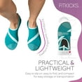 thumbnail image 6 of FITKICKS Classic Active Footwear Quick Dry Foldable Water Shoes, Teal (Women's), 6 of 9
