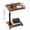 Brown, variant on Towallmark C Table End Table Adjustable Height, 360°Swivel TV Tray Table for Small Spaces, Couch Tables That Slide Under, C Shaped Side Tables with Wheels for Living Room Bedroom