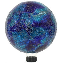 Sunnydaze Deep Ocean 10" Glass Outdoor Gazing Globe