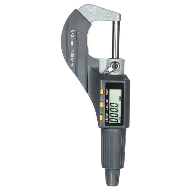 Micrómetro Digital 0-25 Mm Micrómetro Exterior Digital Electrónico 0.001 Mm Micrómetro de P Tomshoo Micrómetro
