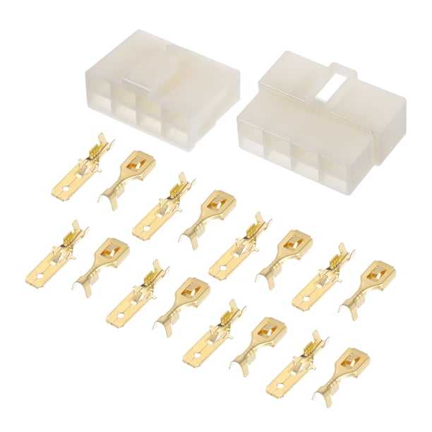 Kits de enchufe de conector de cable eléctrico de 8 pines para automóvil, barco, RV, 1 juego de carcasa de terminal macho y hembra