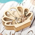 thumbnail image 4 of Decorative Seashell Shadow Box Wall Decor, Wooden Shell Shape Beach Ocean Themed Display Frame, Coastal Nautical Home Room Decoration, 4 of 4