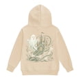 thumbnail image 3 of XXWXYD Girls Hooded Sweatshirt Long Sleeve Cute Halloween Graphic Print Oversized Pullover Fleece for Girls Toddler 2-13 Years Fall Autumn Back-to-School Comfortable Outfit, 3 of 5