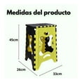 thumbnail image 4 of Banco Plegable Grande Portatil Plastico Soporta 120kg 1pz Acabado De La Estructura Mate Color Amarillo, 4 of 4