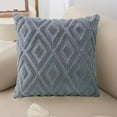 thumbnail image 4 of VALSEEL Throw Pillow Covers Flower Pillow Cover Faux Lambswool Cushion Cover Sofa Pillow Cushion, 4 of 6