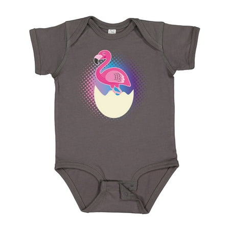 

Inktastic Easter for Girls Flamingo Egg Hatching Gift Baby Girl Bodysuit