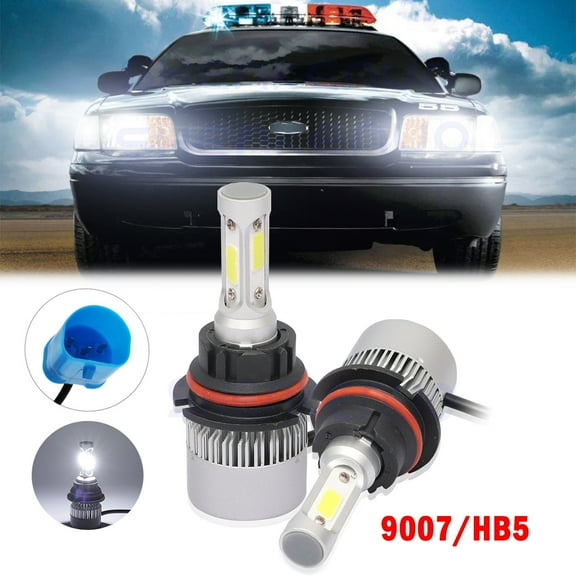 For Ford Crown Victoria 1998-2011 2pc 9007 LED Headlight High/Low Beam Bulbs Kit