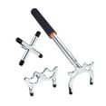 thumbnail image 3 of ziyahi Retractable Billiards Pool Cue Stick Bridge with Removable Head Telescopic Rack Long Handle Playing Accessory Table Competition Silver Silver, 3 of 6