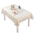 thumbnail image 1 of Oil Proof Table Cloth Rectangle PVC Tablecloth Waterproof Table Cover for Kitchen Dinning Room Decor, 137x180cm, 1 of 8