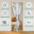 thumbnail image 2 of Erosebridal Animal Hummingbird Door Curtain Panel 52x84,Colorful Floral Door Curtain For Doorways 52x84,Bird Bedroom Decor, 2 of 5