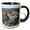 Black/White, variant on 3drose, Wild Horses, Mustangs, 11oz Mug
