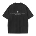 thumbnail image 5 of Wsysadlol Christian Shirt for Men Women Faith Jesus Cross Bible Verse Shirts Vintage Graphic Tee Top, 5 of 6