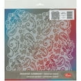 thumbnail image 2 of Viva Decor Large Background Stencil 11.4"x11.4"-lace, 2 of 2