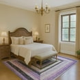 thumbnail image 7 of Addison Rugs Mayfield Premium Machine Washable Transitional Geometric Lavender Rectangle Rug, 2'6" x 3'10", 7 of 7