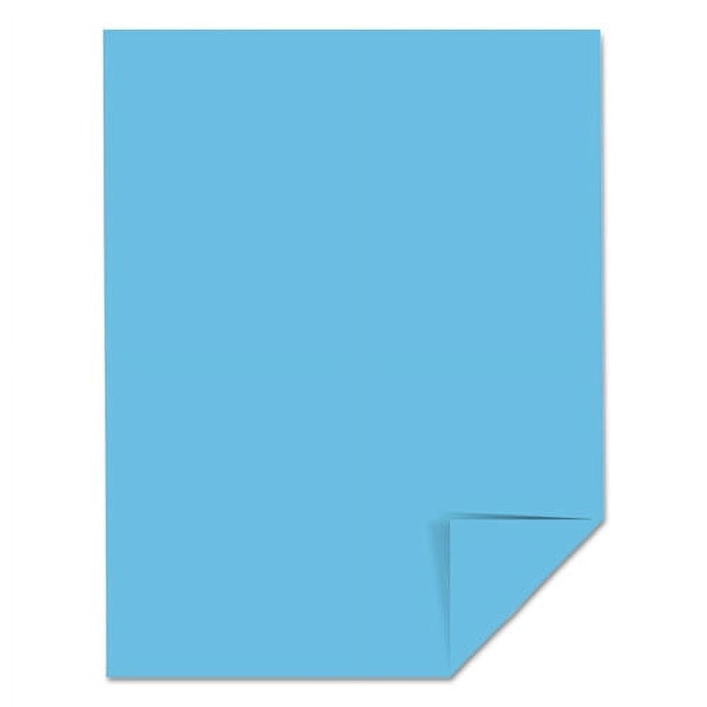 Color Cardstock, 65 Lb, 8.5 X 11, Lunar Blue, 250/pack | Bundle of 5
