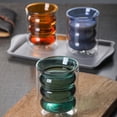 thumbnail image 3 of Espresso Glass Cups Double Wall Glass Coffee Mug 8 OZ Insulated Clear Coffee Glass Cup Whiskey Glasses Wine Cups, 3 of 16