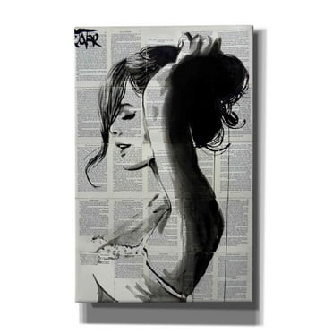 Epic Graffiti 'Wishberry' by Loui Jover, Giclee Canvas Wall Art, 26"x40"