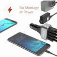 thumbnail image 5 of Crave CarHub 54W 4 Port USB Car Charger, Qualcomm Quick Charge 3.0 - Black, 5 of 14