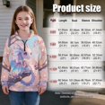 thumbnail image 7 of Uorisanigo Girls Oversized Sweatshirts Cherry Blossom Dragon Long Sleeve Half Zip Pullover Sweatshirt Lightweight Athletic Pullover Tops Half Zip Mock Neck Hoodies Jackets Trendy Clothes, 7 of 7