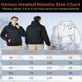 thumbnail image 3 of Heated Hoodie Men Women USB Electric Warming Sweatshirt 7 Zone Heat 3 Levels, 3 of 6