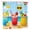 Color 10, variant on Gelasgo Polyester Shower Curtain with Bright Sun Design for Spring Summer Home Bathroom Bath Tub Decor 72x72 inch